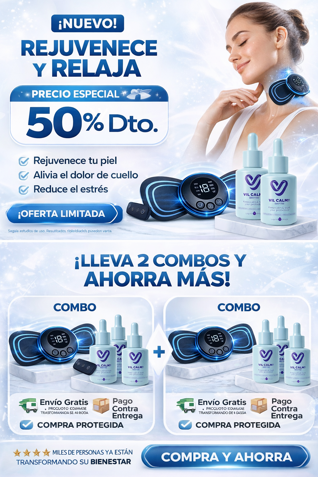 Masajeador eléctrico Cervical Envio Gratis
