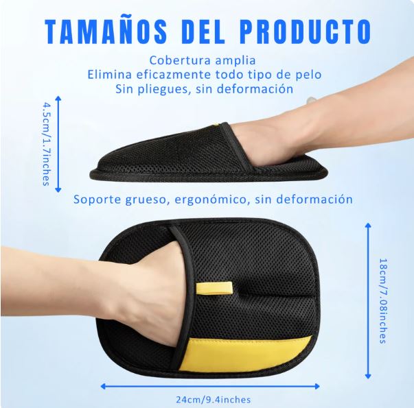 Guante Eliminador de Pelos para el Hogar 50%Off + Envió Gratis