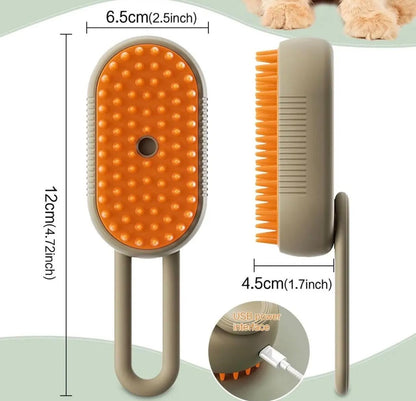 CEPILLO DE MASAJE CON VAPOR PARA MASCOTAS 50%Off + Envió Gratis