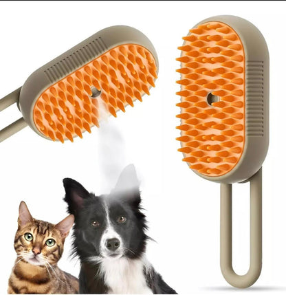 CEPILLO DE MASAJE CON VAPOR PARA MASCOTAS 50%Off + Envió Gratis