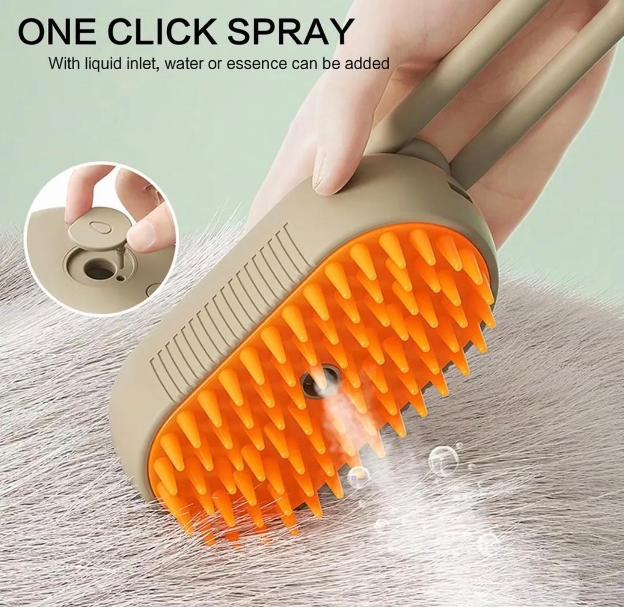 CEPILLO DE MASAJE CON VAPOR PARA MASCOTAS 50%Off + Envió Gratis