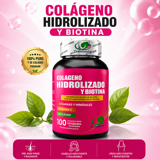 Colágeno Hidrolizado con Biotina | Pack x3